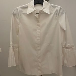 Alice + Olivia white button-down